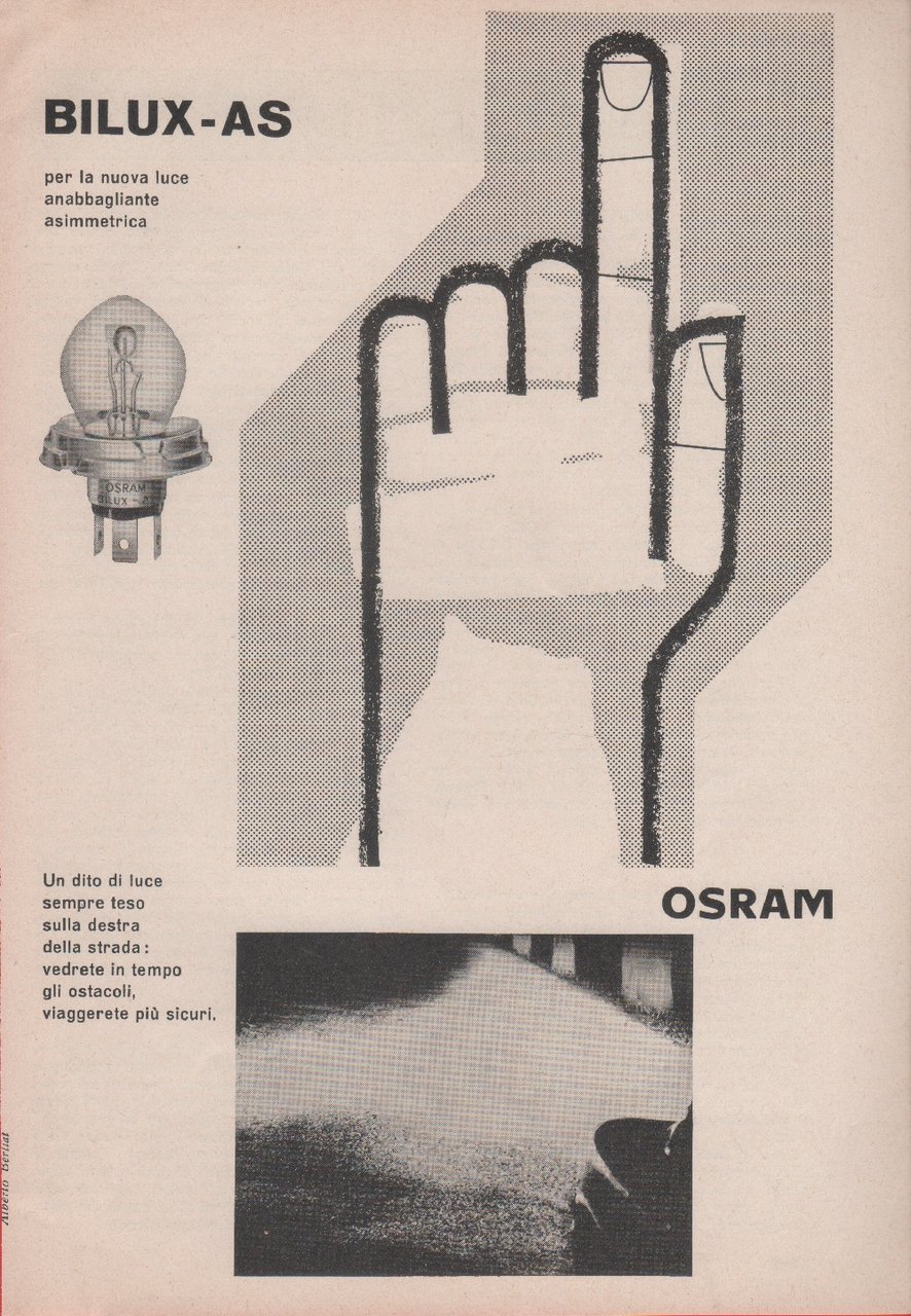 Osram Bilux-AS. Advertising 1958 | Immagine principale
