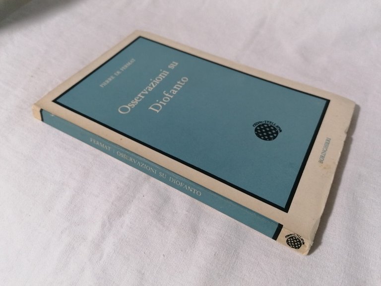 Osservazioni su Diofanto Libro Pierre De Fermat Boringhieri matematica