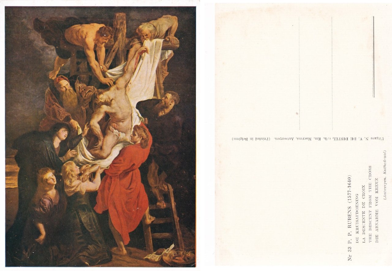 P. P. Rubens (1577-1640) De Kruisafdoening. - Non viaggiata | Immagine principale