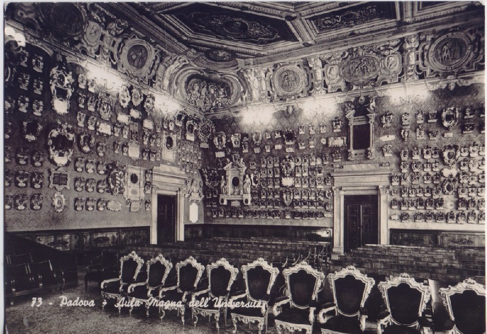 Padova. Aula Magna dell'Università. Non viaggiata | Immagine principale