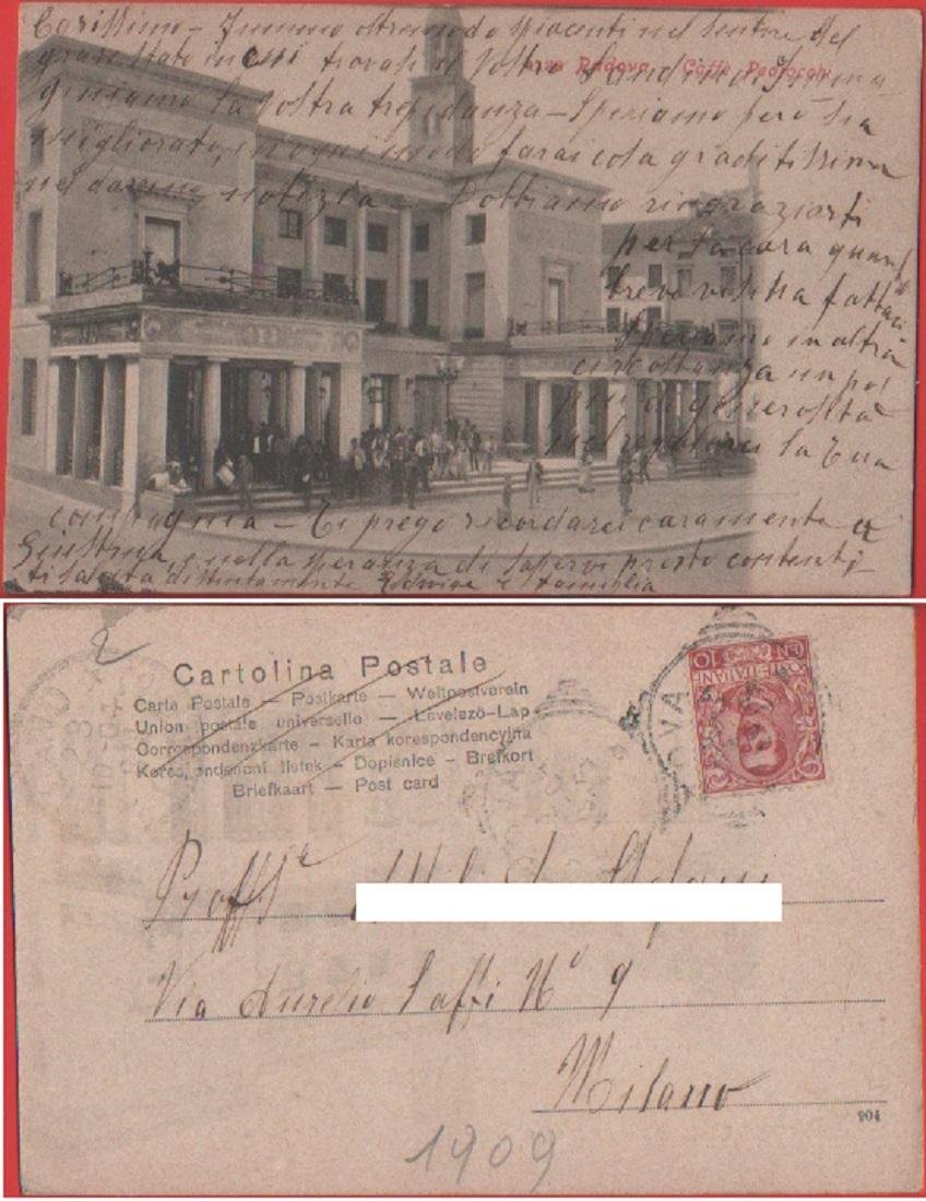 Padova. Caffé Pedrocchi. Viaggiata 1909 | Immagine principale