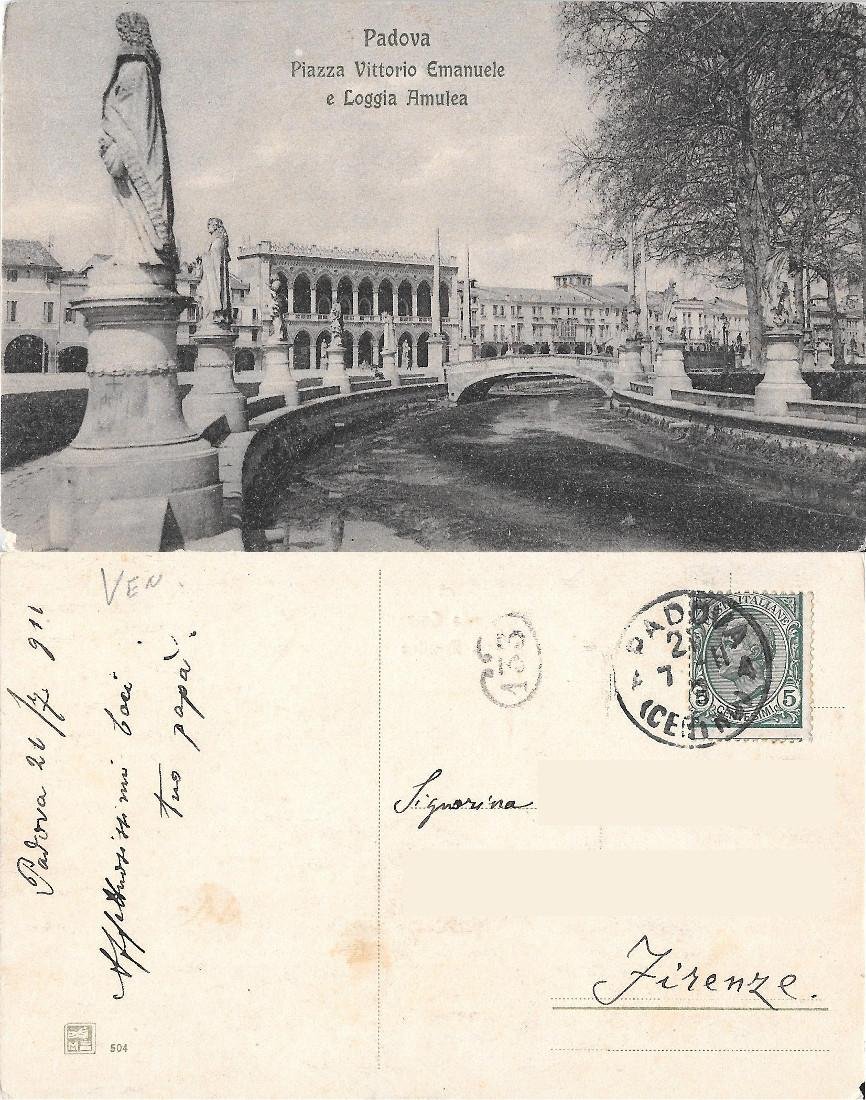 Padova. Piazza V. Emanuele e Loggia Amulea. Ed. G. Modiano. … | Immagine principale