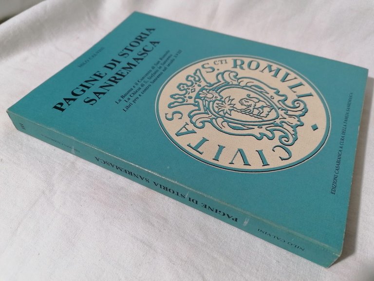 Pagine Di Storia Sanremasca Libro Nilo Calvini Chiesa S. Stefano …