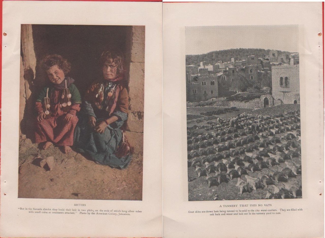 Palestine. Sisters/A tannery thet uses no vats. Foto da rivista … | Immagine principale