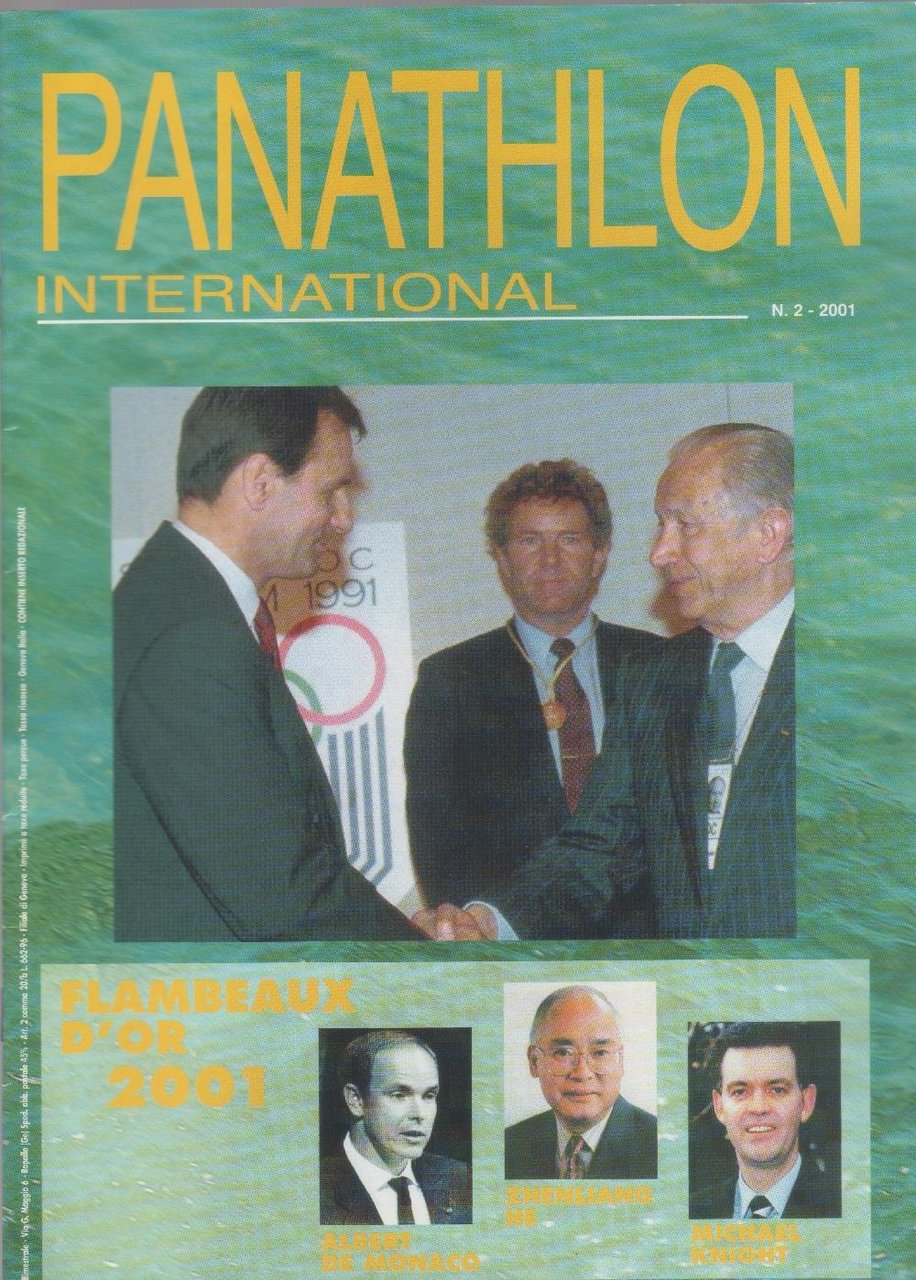 Panathlon International. 2001. n. 2. Flambeaux d'or 2001 | Immagine principale