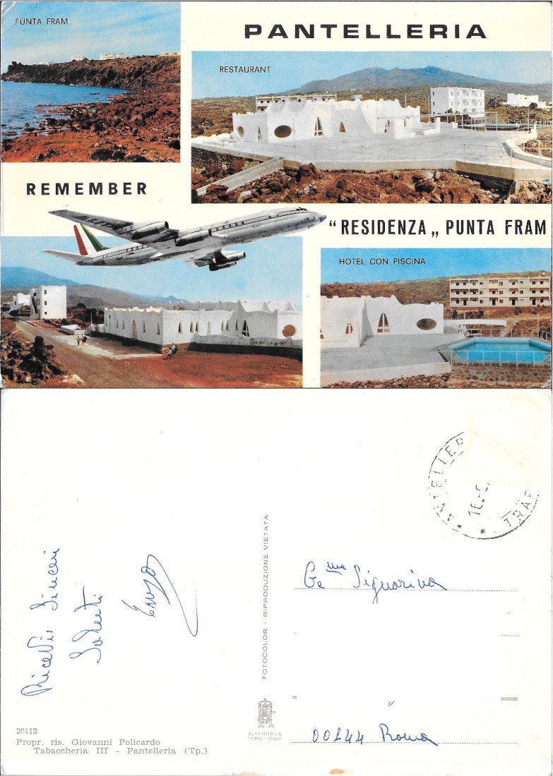 Pantellera. Residenza Punta Fram - Viaggiata | Immagine principale