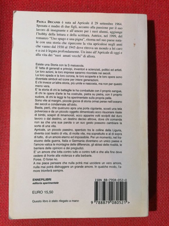 Paola Decanis - Piccole gocce di storia, Libro Ennepilibri 2006 …