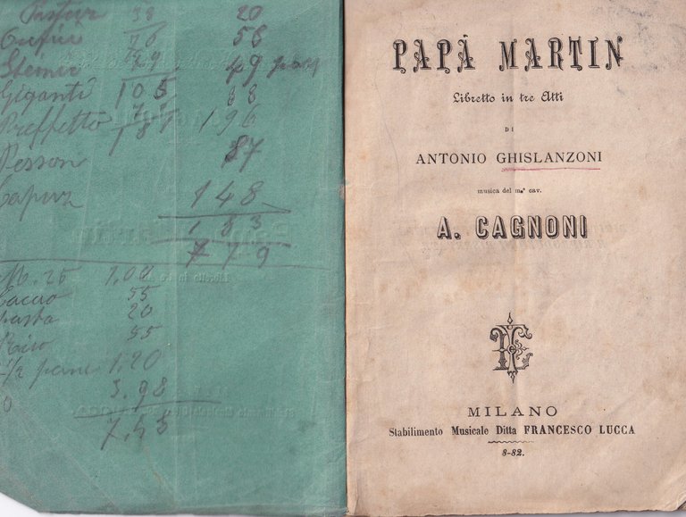 Papà Martin. Libretto in tre Atti