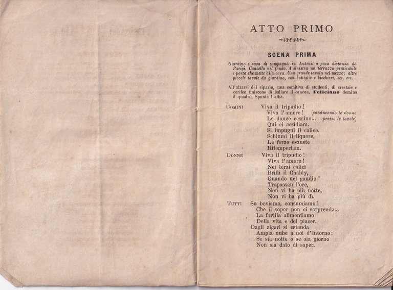 Papà Martin. Libretto in tre Atti