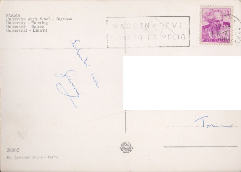 Parma. Università degli Studi. Ingresso. Viaggiata | Immagine Gallery 2