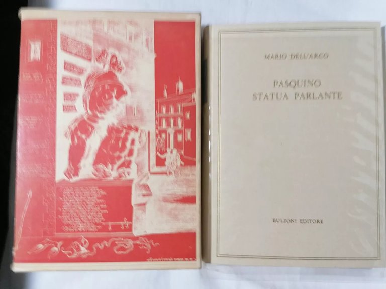 Pasquino Statua Parlante - Libro Mario Dell'Arco, Bulzoni Roma 1967 …