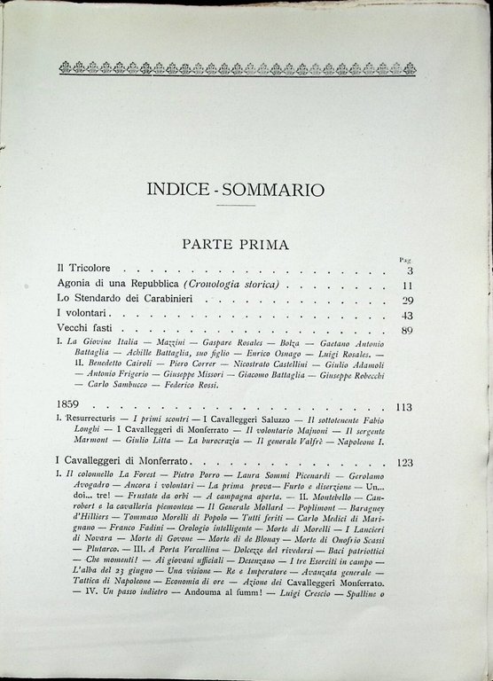 Patria Esercito Re Pagine del Risorgimento Italiano Libro Pullè Hoepli …