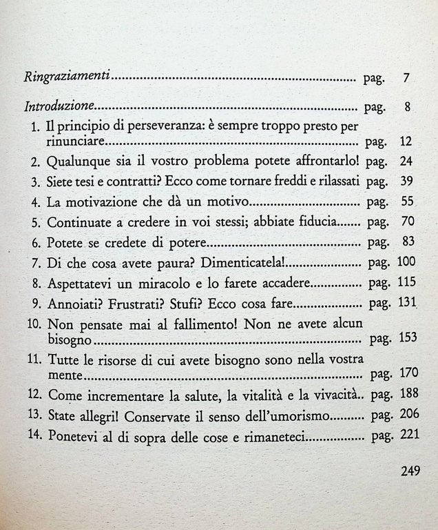 Peale - Puoi Se Vuoi Libro Motivazionale Forza di Volontà …