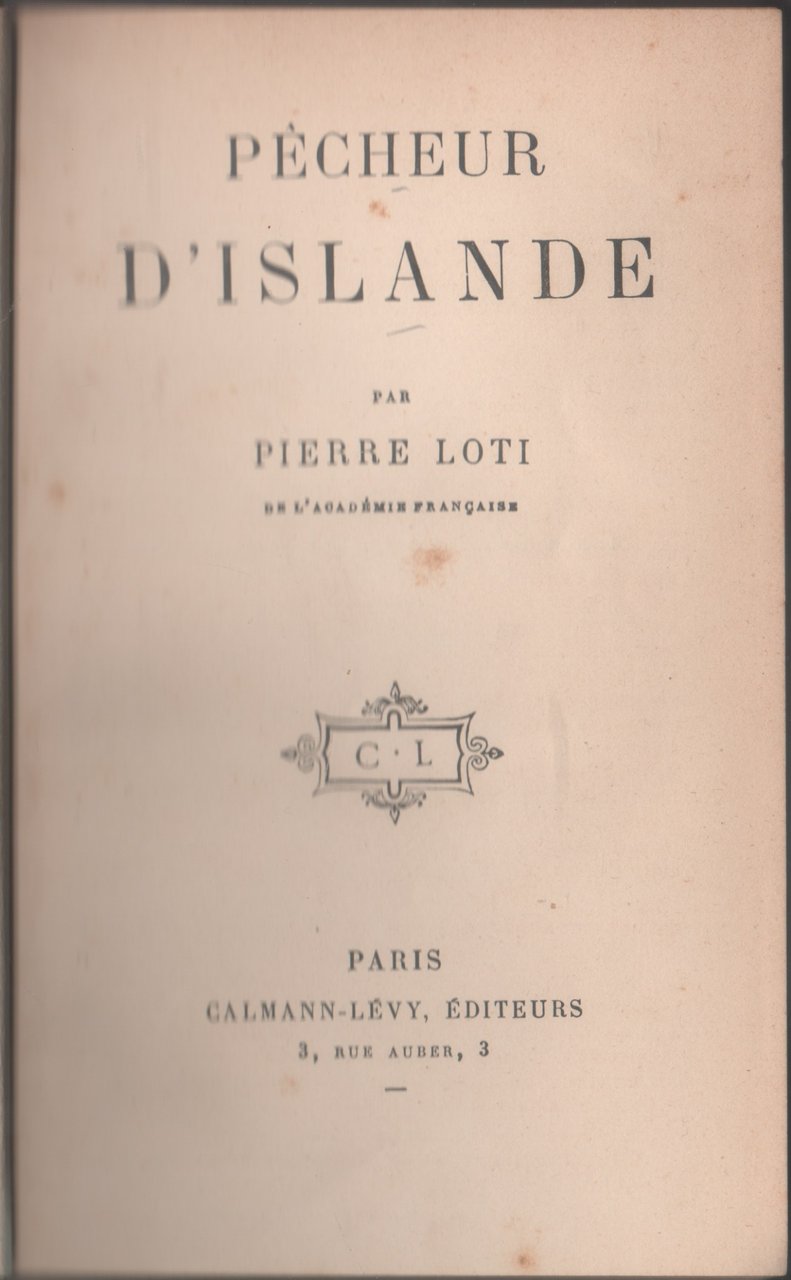 Pêcheur d'Islande - Pierre Loti | Immagine principale