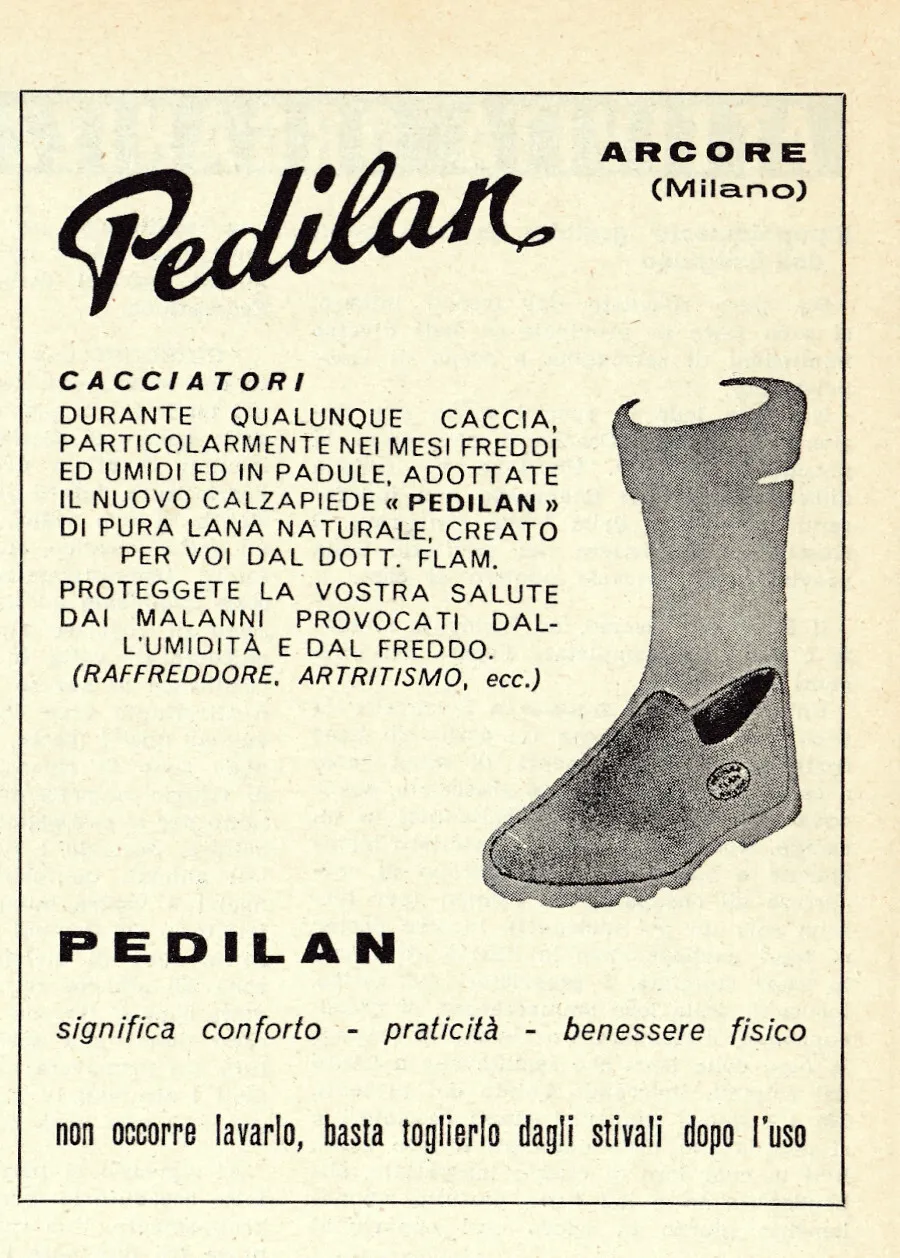 Pedilan. Advertising 1962 | Immagine principale