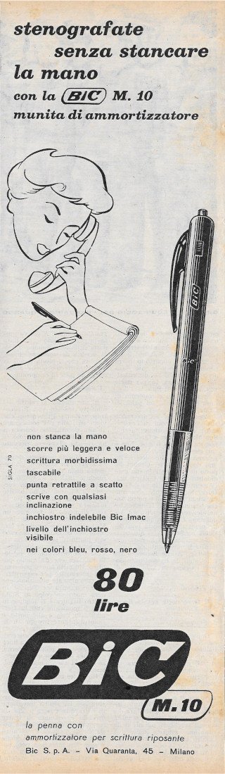 Penna Bic M10 - Advertising 1956 | Immagine principale