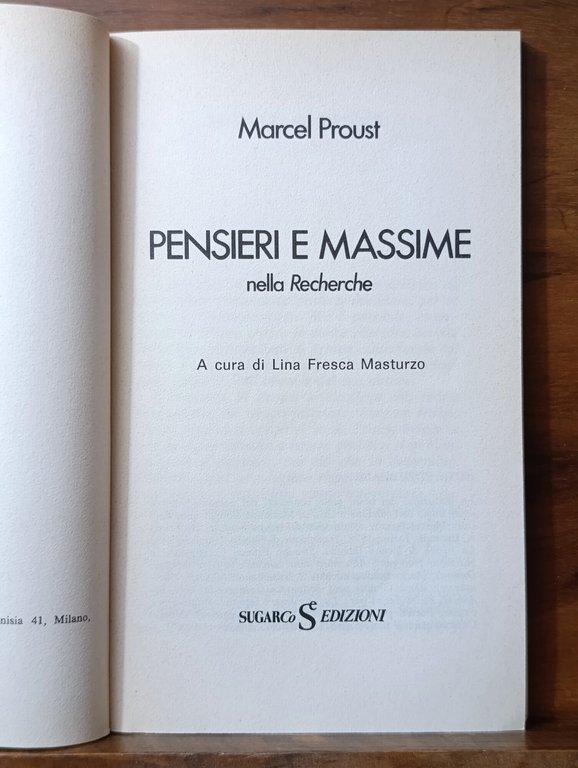 Pensieri e Massime nella Recherche | Immagine Gallery 3