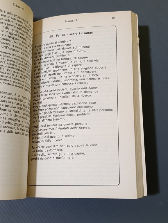 Per capire la società. Manuale per la ricerca nella scuola