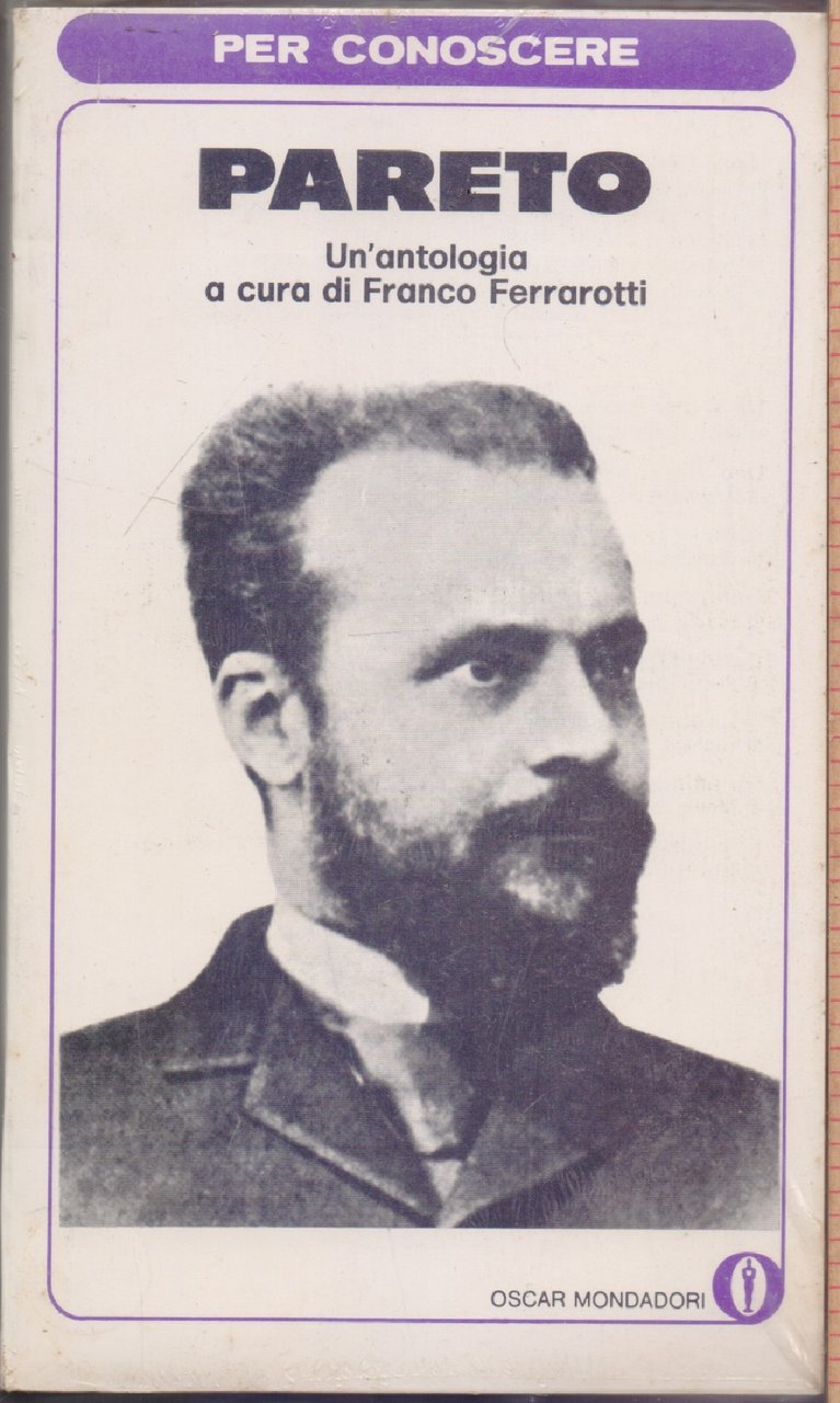 Per conoscere Pareto Un'antologia a cura di Franco Ferrarotti | Immagine principale