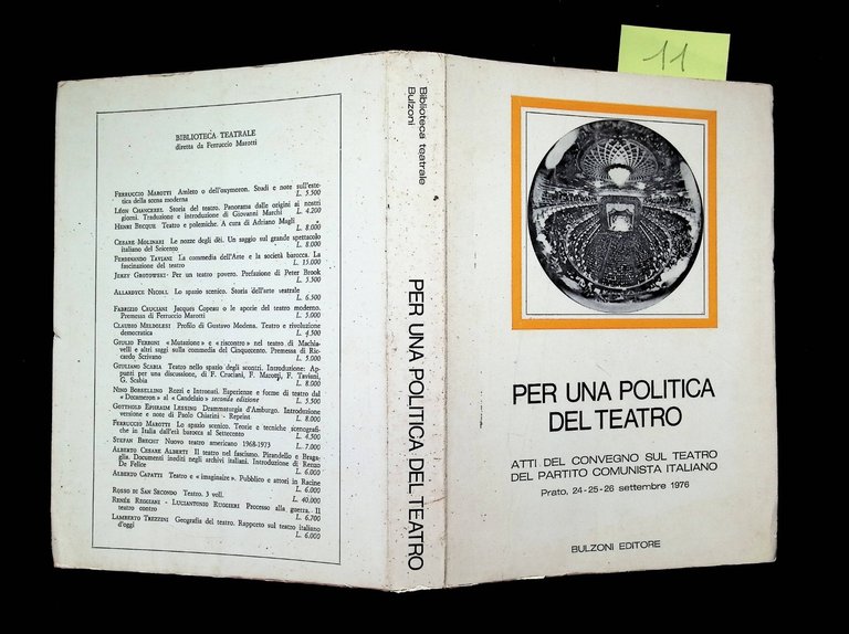 Per Una Politica Del Teatro Atti Convegno Partito Comunista Italiano …