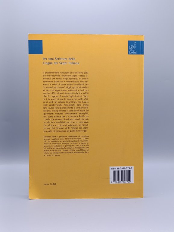 Per una scrittura della lingua dei segni italiana