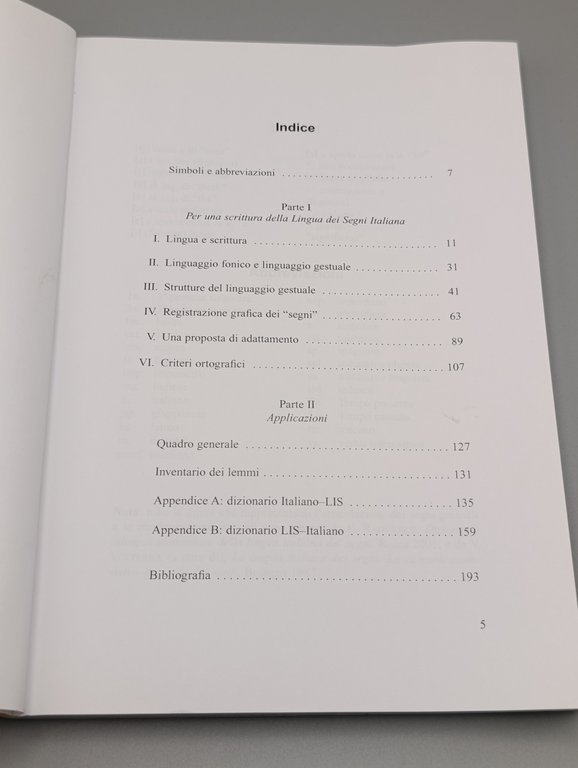 Per una scrittura della lingua dei segni italiana
