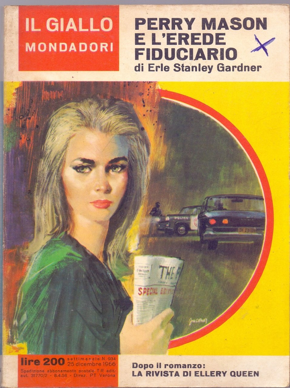 Perrry Mason e l'erede fiduciario - Erle Stanley Gardner | Immagine principale