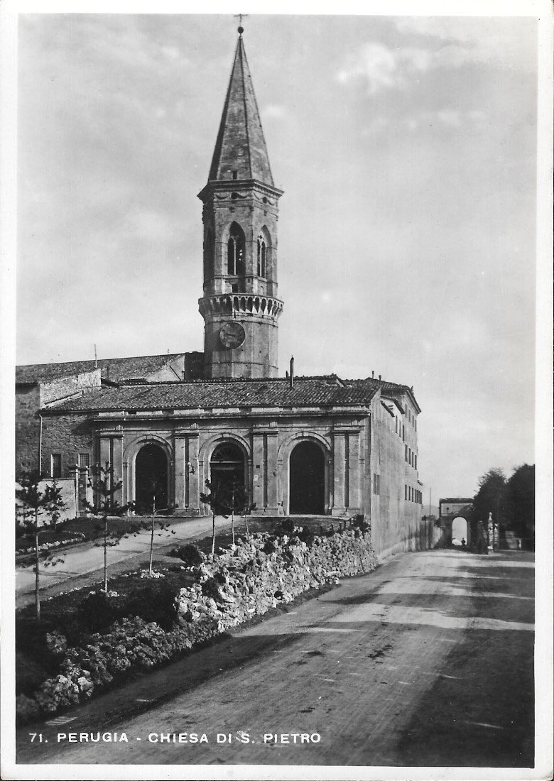 Perugia. Chiesa di S. Pietro. Non viaggiata | Immagine principale
