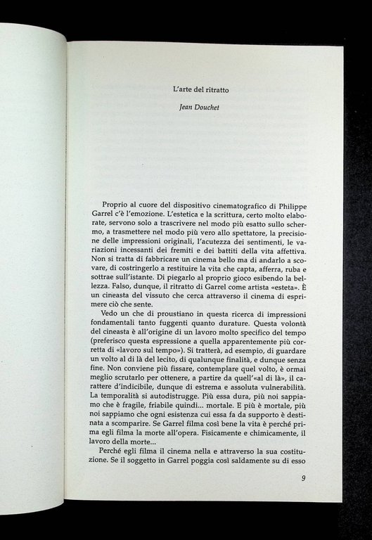 Philippe Garrel Libro XII Festival Cinema 1^ Ediz Della Casa …
