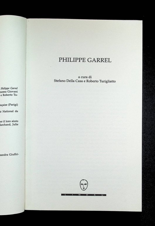 Philippe Garrel Libro XII Festival Cinema 1^ Ediz Della Casa …