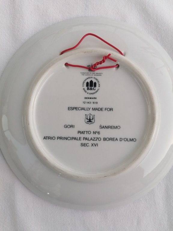 Piatto Da Collezione Serie Sanremo Bing &amp; Grondal Copenhagen Palazzo …