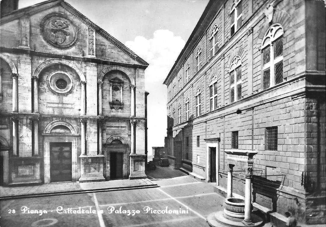 Pienza. Cattedrale e Palazzo Piccolomini. ed. Alterocca. Non viaggiata | Immagine principale