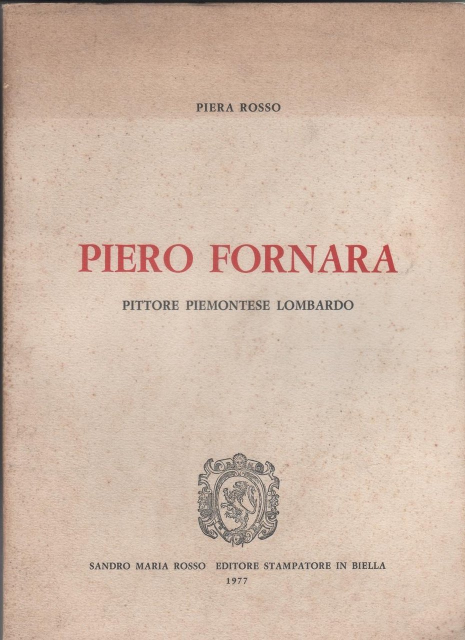 Piero Fornara pittore piemontese lombardo - Piera Rosso | Immagine principale