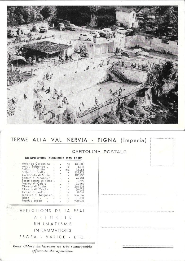 Pigna (IM). Terme Alta Val Nervia. Non viaggiata | Immagine principale