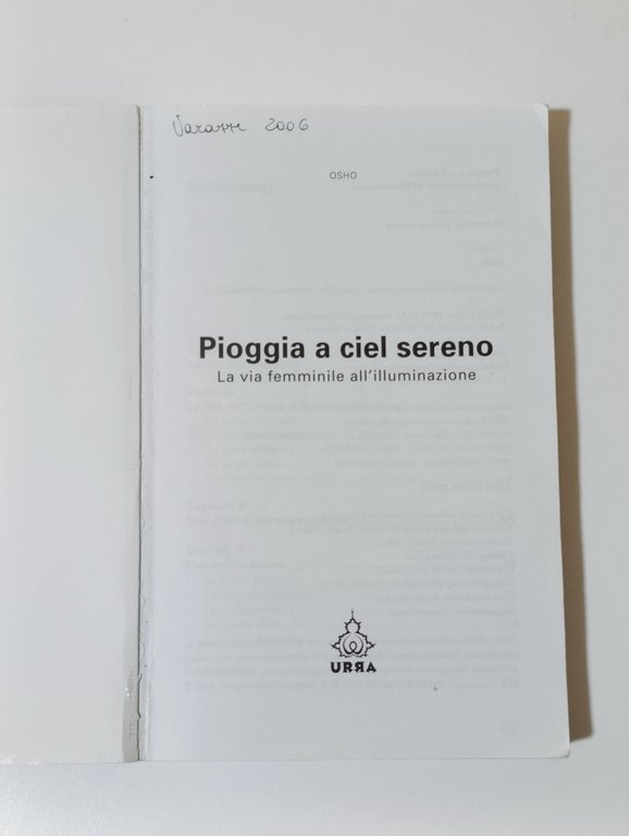 Pioggia a ciel sereno. La via femminile all'illuminazione | Immagine Gallery 6