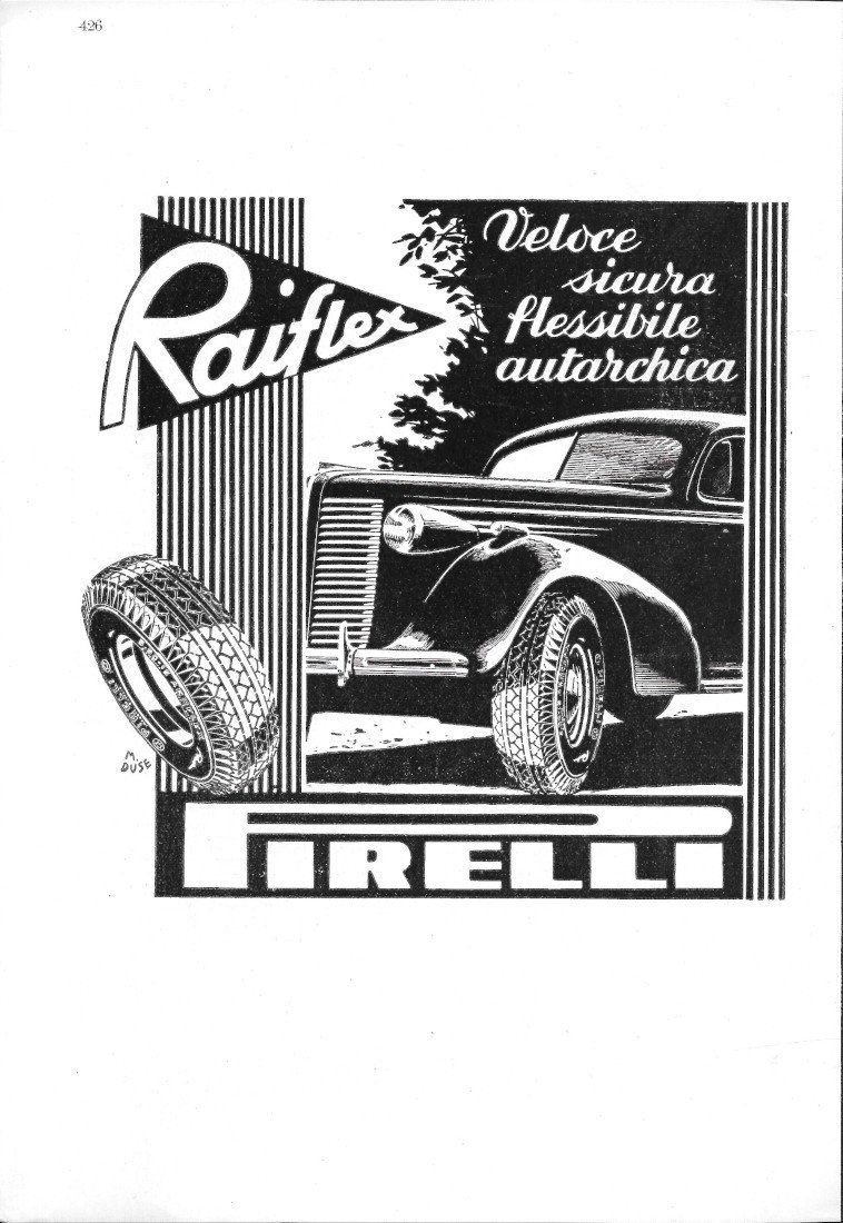 Pirelli Raiflex - Italstrade SA - Advertising 1941 | Immagine principale
