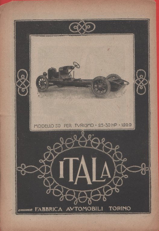 Pneus Pirelli/Itala modello 50. Advertising 1920 | Immagine Gallery 2