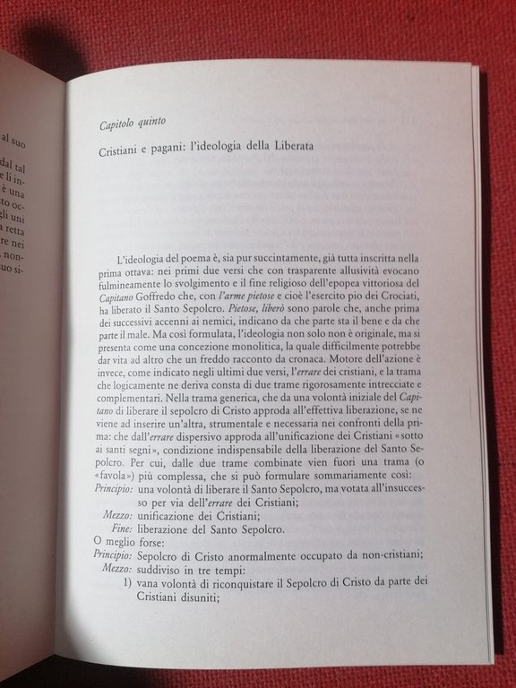 Poesia e Ideologia Libro Paul Larivaille letture Gerusalemme Liberata Tasso …