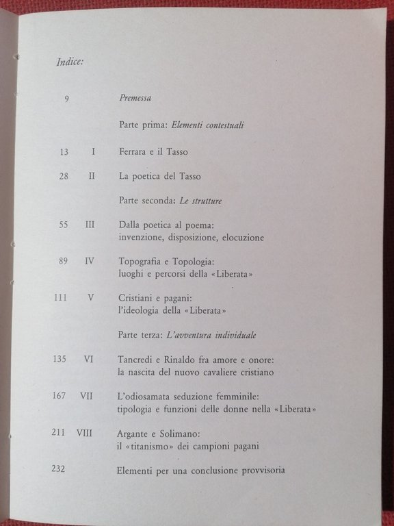 Poesia e Ideologia Libro Paul Larivaille letture Gerusalemme Liberata Tasso …