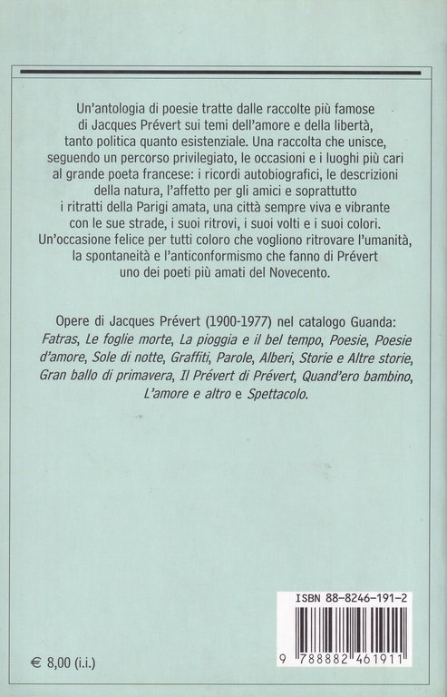 Poesie d'amore e libertà. Testo francese a fronte