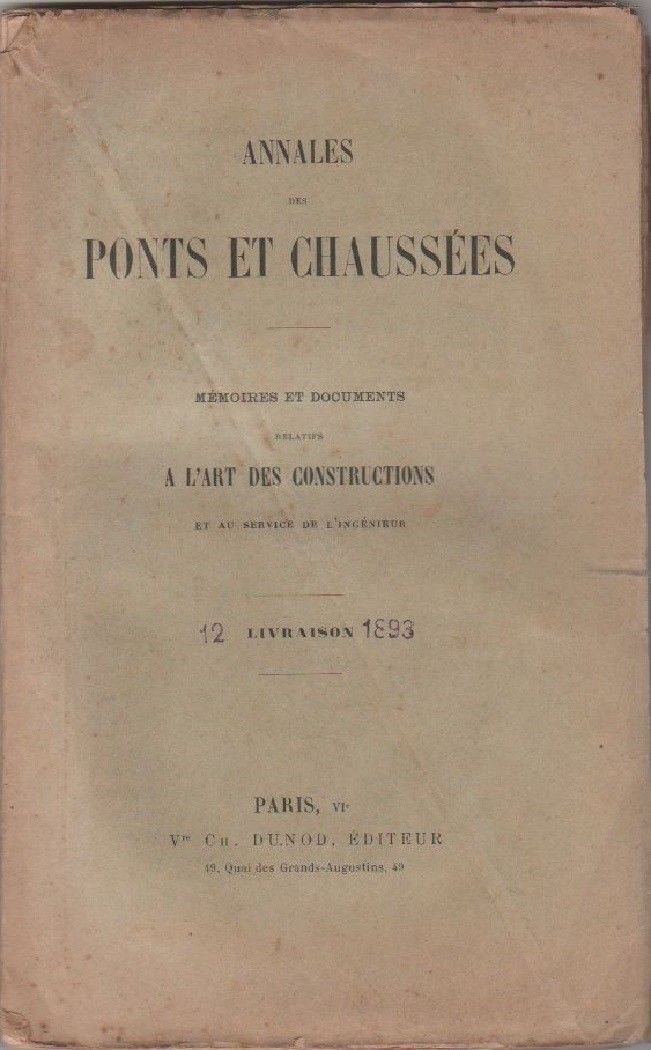 Ponts et chaussees. Annales des ponts et chaussees | Immagine principale