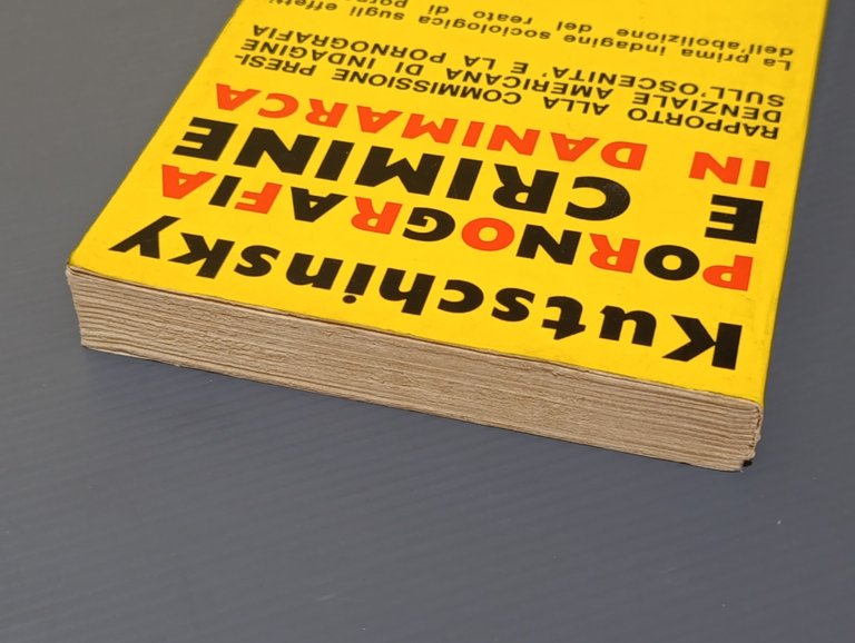 Pornografia e Crimine in Danimarca Libro Kutschinsky Problemi Documenti Sugar