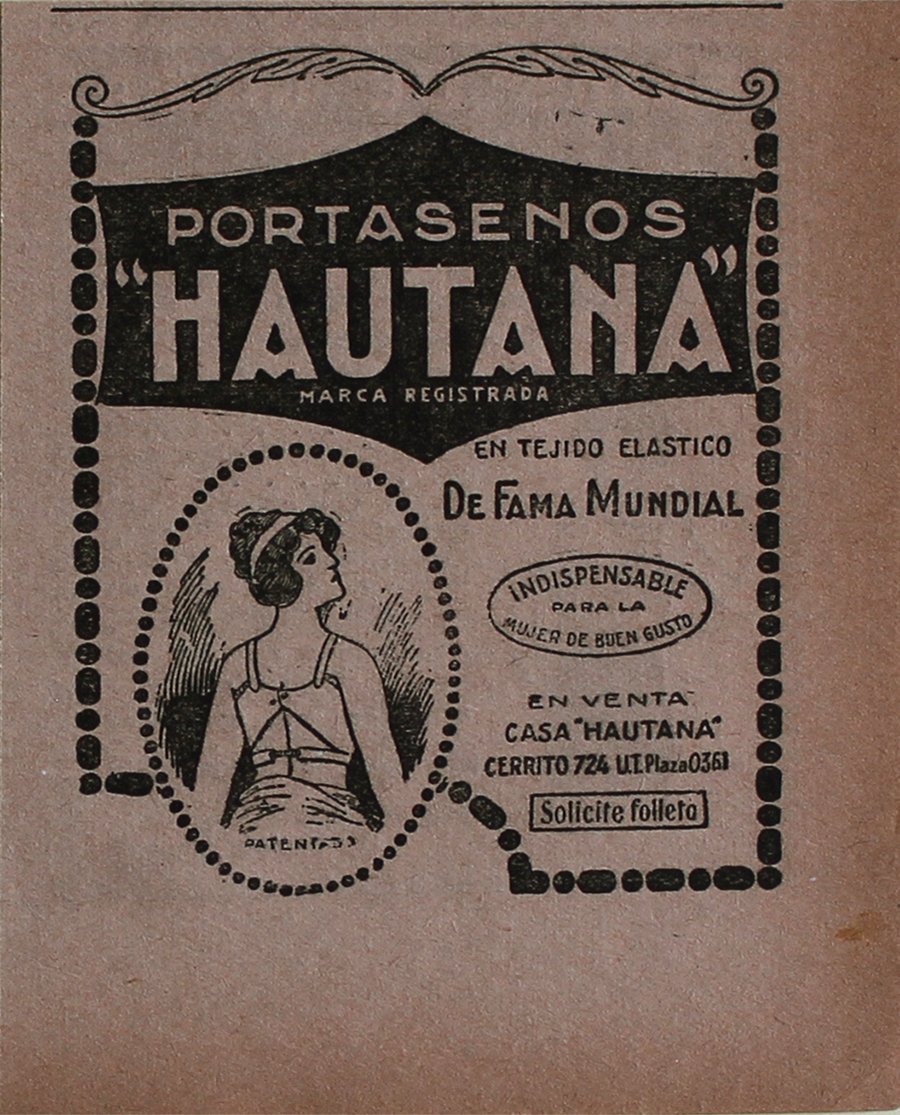 Portasenos Hautana - Advertising 1922 | Immagine principale