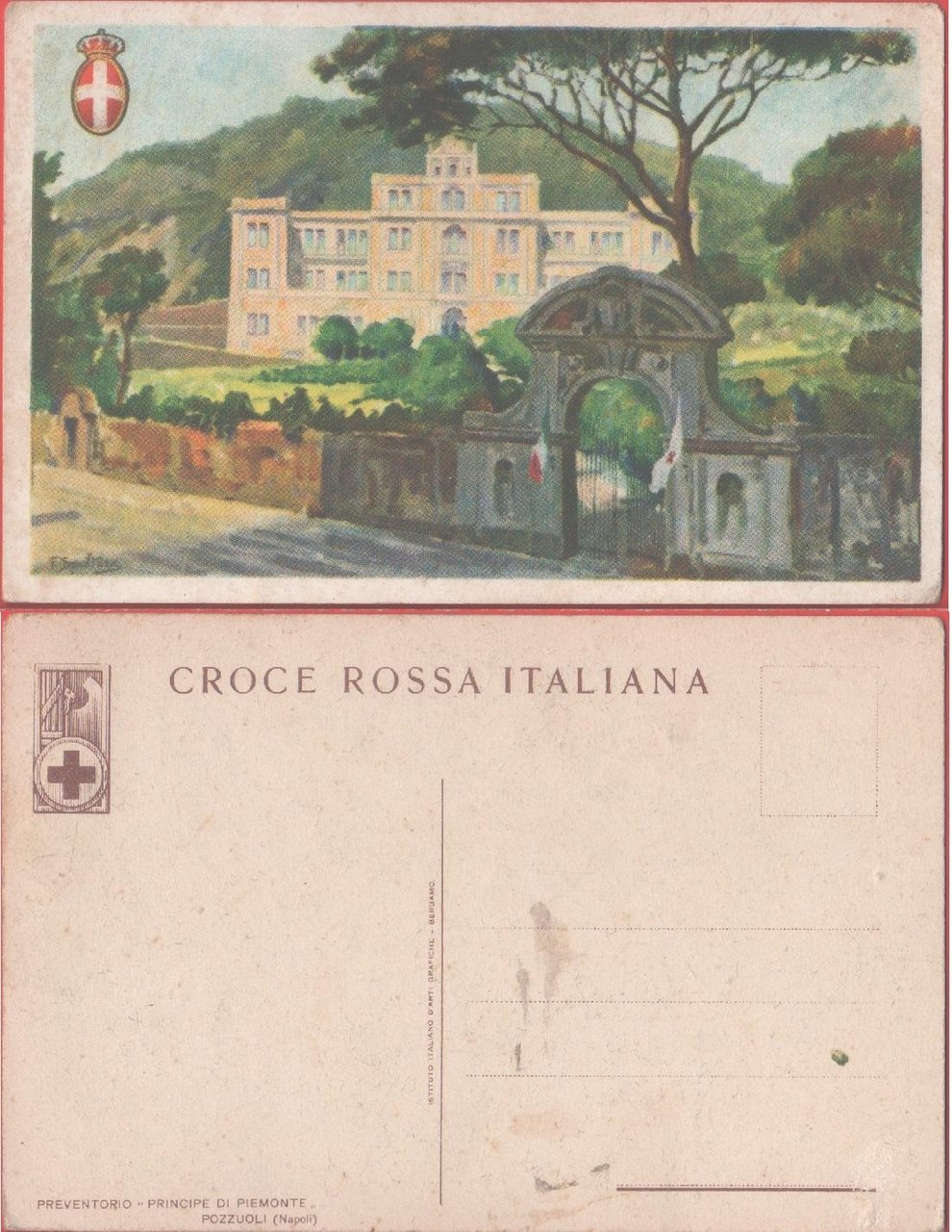 Preventorio Principe di Piemonte. Pozzuoli . Non viaggiata. Non copia, … | Immagine principale