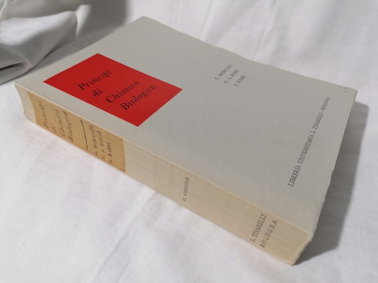 Principi di Chimica Biologica - Moruzzi Rossi Rabbi Libro Manuale …