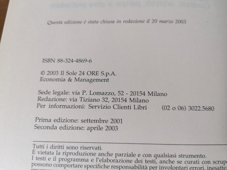 Procedure e formulari del commercialista