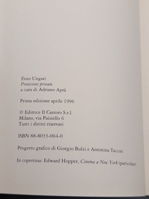 Proiezioni private. Confessioni di un amatore di film