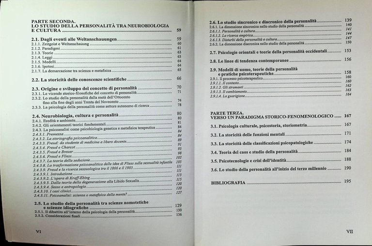 Prolegomeni allo Studio della Personalità Libro Porzionato Progetto Padova 2001