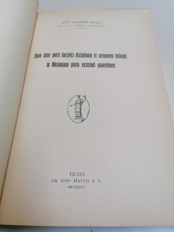 Quaestiones Maximianeae - Quae Inter Metri Dactylici Disciplinam et Sermonem …