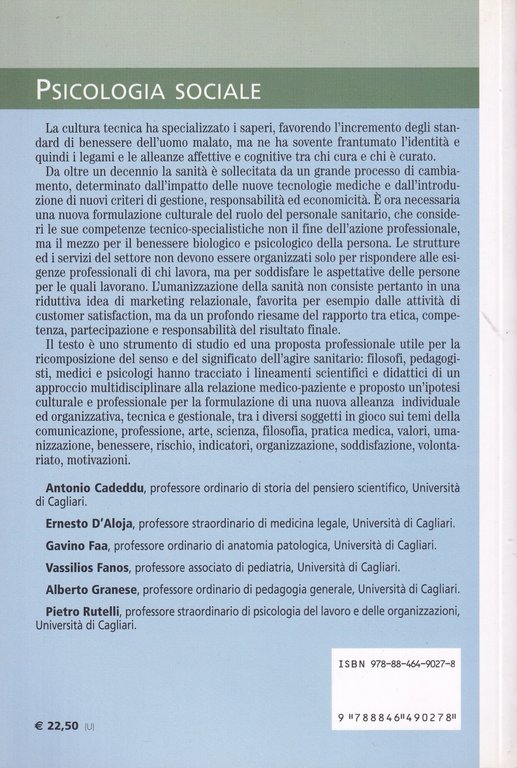Qualità e sanità: un dialogo per l'umanizzazione. Filosofia, pedagogia, medicina … | Immagine Gallery 2